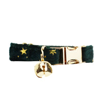 HKM-003923 Stylish Adjustable Cat Collar with Bow and Bell in Various Colors