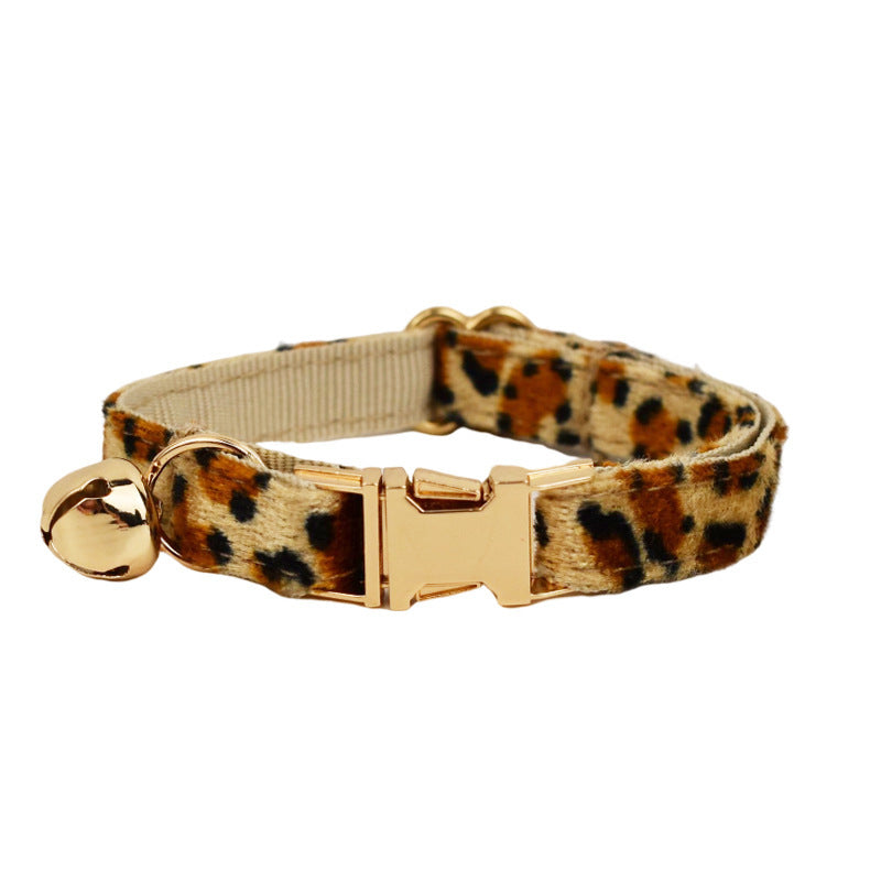 HKM-003923 Stylish Adjustable Cat Collar with Bow and Bell in Various Colors