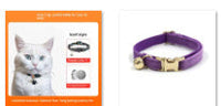 HKM-003923 Stylish Adjustable Cat Collar with Bow and Bell in Various Colors