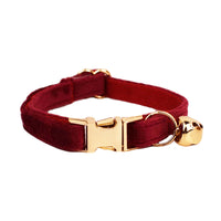 HKM-003923 Stylish Adjustable Cat Collar with Bow and Bell in Various Colors