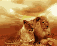 HKM-004179 Frameless Digital Oil Painting on Linen - 40x50 cm - Various Styles Available