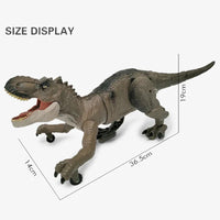 HKM-004243 Remote Control Spray Dinosaur Toy - 2.4G RC Tyrannosaurus Rex for Kids, Indoor/Outdoor Fun