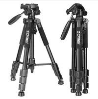 HKM-004755 Zomei Z666 Portable Aluminum Tripod with 3D Pan Head for Digital SLR, Mobile & Mirrorless Cameras