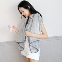 HKM-004819 Antibacterial Bamboo Charcoal Thick Coral Fleece Bath Towel - Light Gray or Dark Gray, Starry Sky Design