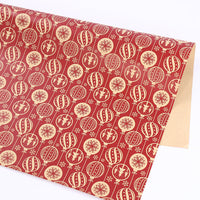 HKM-005011 Kraft Paper Gift Wrapping Sheets for Christmas - 50x70cm, 1 Pack