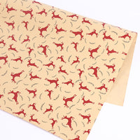 HKM-005011 Kraft Paper Gift Wrapping Sheets for Christmas - 50x70cm, 1 Pack