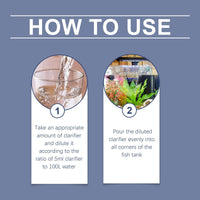 HKM-005075 Fish Tank Water Clarifier - Effective Decontamination Solution for Clear Aquarium Water