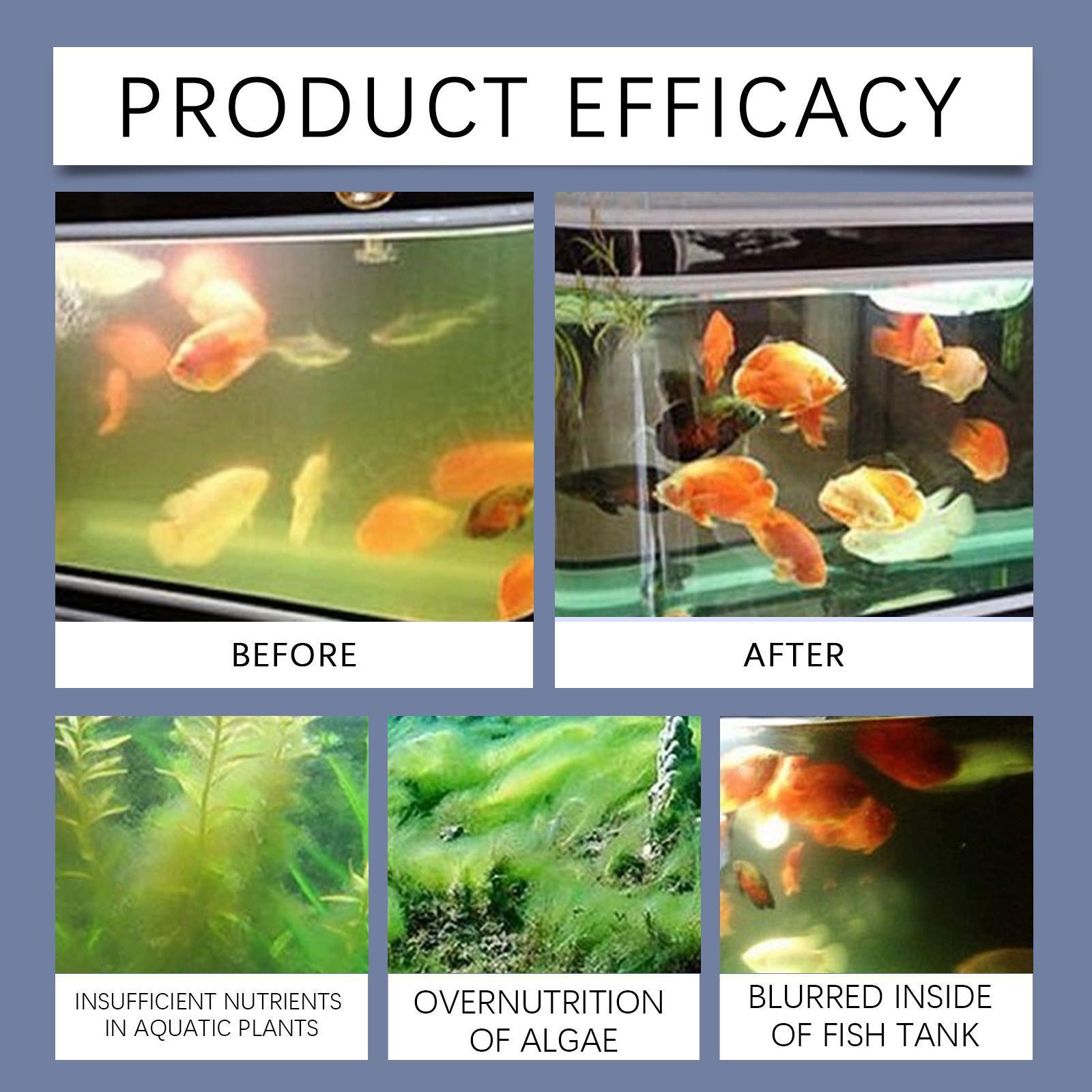 HKM-005075 Fish Tank Water Clarifier - Effective Decontamination Solution for Clear Aquarium Water