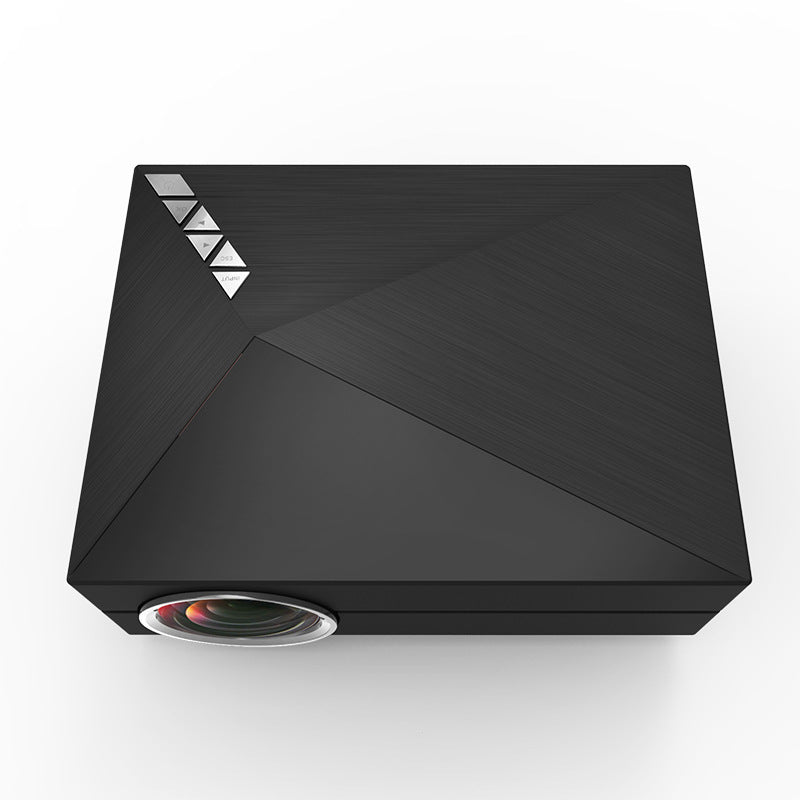 HKM-005267 GM60 Mini Projector with Remote, 1080P Support, Multi-Function Inputs, Compact Design