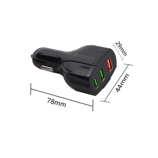 HKM-005459 Universal Car Electronic Charger with Multiple USB Outputs, Input Voltage 12-32V, 7000mA Current, and Adjustable Voltage Options