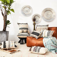 HKM-005523 Bohemian Style Cotton Couch Pillow - Various Sizes Available