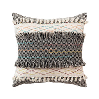HKM-005523 Bohemian Style Cotton Couch Pillow - Various Sizes Available