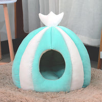HKM-005843 Cozy Closed Pet Nest for Small Dogs and Cats - Multiple Colors Available