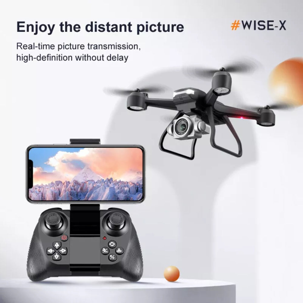 HKM-005907 Foldable Drone with 6K HD Dual Camera, 30 Min Flight Time, Voice and Gesture Control, Easy to Use for Beginners and Adults