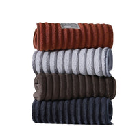 HKM-005971 Super Soft Coral Fleece Bath Towels – Creamy White, Dark Red, Gray, Navy Blue, Brown Options Available