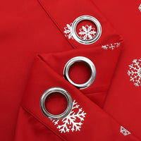 HKM-006099 Hole-Free Snowflake Shade Cloth Curtain - High Shading Polyester - Available in Various Sizes and Colors