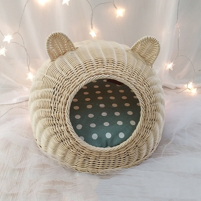 HKM-006099 Rattan cat litter