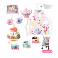 HKM-006227 37-Piece Pretend Play Dessert Toy Food Set for Kids Ages 2-7 - Kitchen Play Fun