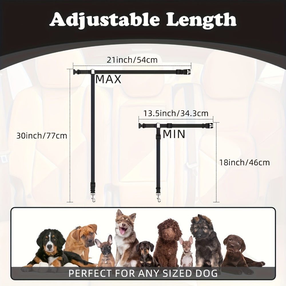 HKM-006547 Durable Two-Piece Dog Leash Set for Everyday Travel Needs