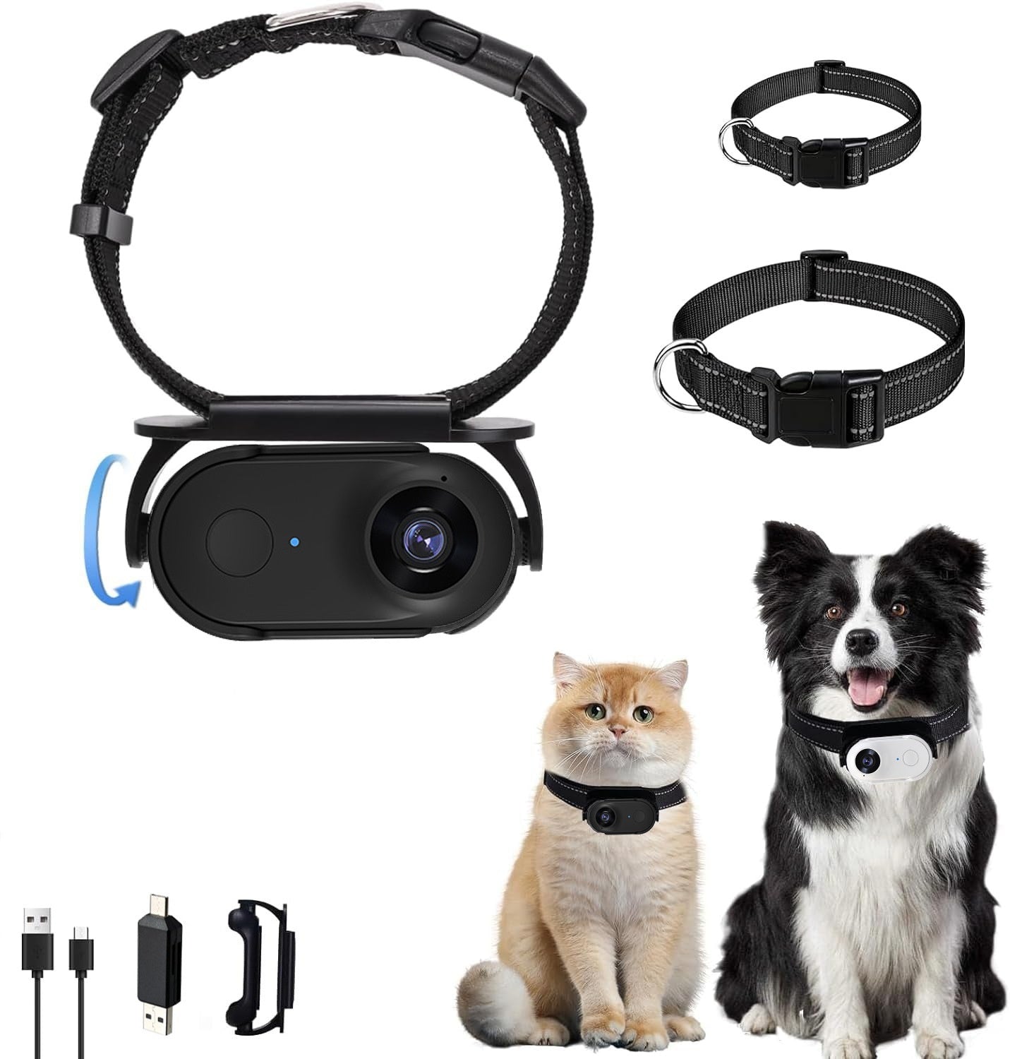 HKM-006547 HD Mini Pet Camera with Magnetic Suction – Multiple Memory Options and Direct/WIFI Recording