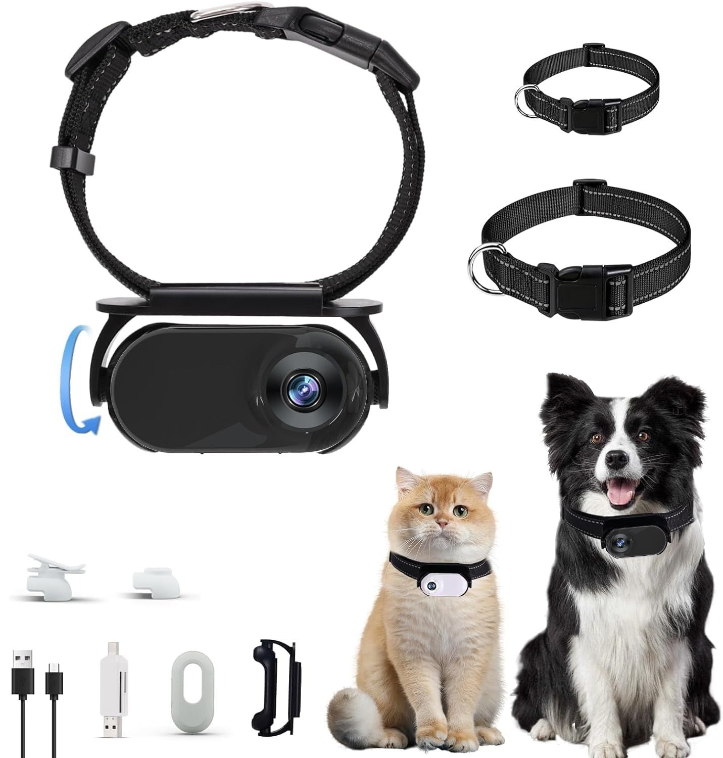 HKM-006547 HD Mini Pet Camera with Magnetic Suction – Multiple Memory Options and Direct/WIFI Recording