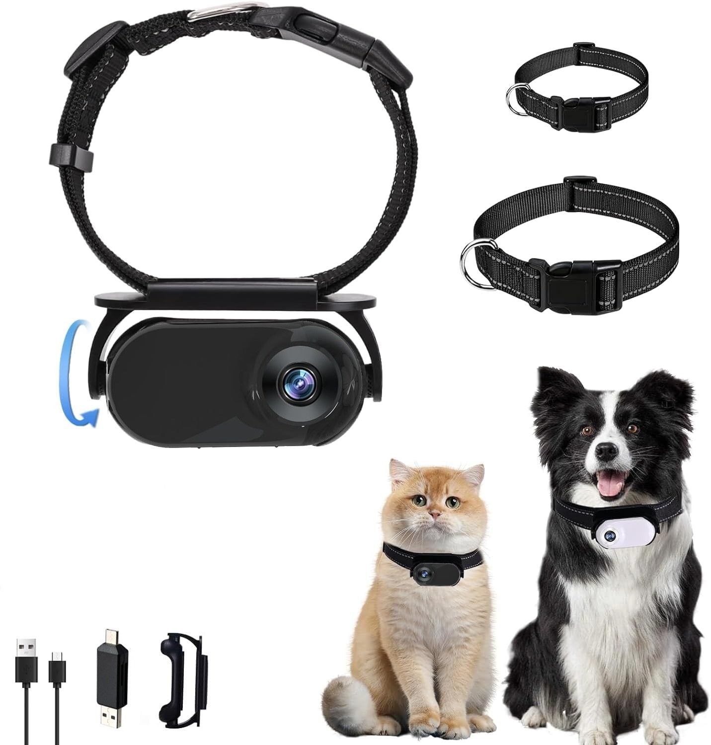HKM-006547 HD Mini Pet Camera with Magnetic Suction – Multiple Memory Options and Direct/WIFI Recording