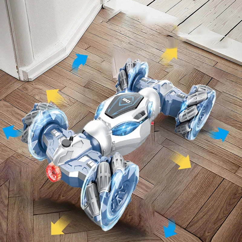 High-Speed 2.4G Stunt Twist RC Car with Lights and Music, Ready to Go, 40-50m Remote Range