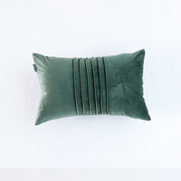 HKM-006611 Solid Color Velvet Cushion Cover with PP Cotton Filling - 30×50CM