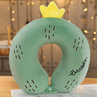 HKM-006675 Cartoon U-Shaped Memory Foam Cervical Pillow for Comfort and Support