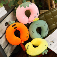 HKM-006675 Cartoon U-Shaped Memory Foam Cervical Pillow for Comfort and Support