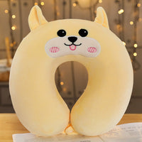 HKM-006675 Cartoon U-Shaped Memory Foam Cervical Pillow for Comfort and Support