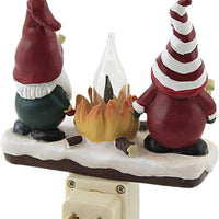 HKM-006675 Cross-border Arrival Christmas Night Bonfire Resin Lamp - Decorative Night Light for Holiday Cheer