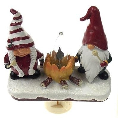HKM-006675 Cross-border Arrival Christmas Night Bonfire Resin Lamp - Decorative Night Light for Holiday Cheer