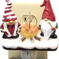 HKM-006675 Cross-border Arrival Christmas Night Bonfire Resin Lamp - Decorative Night Light for Holiday Cheer
