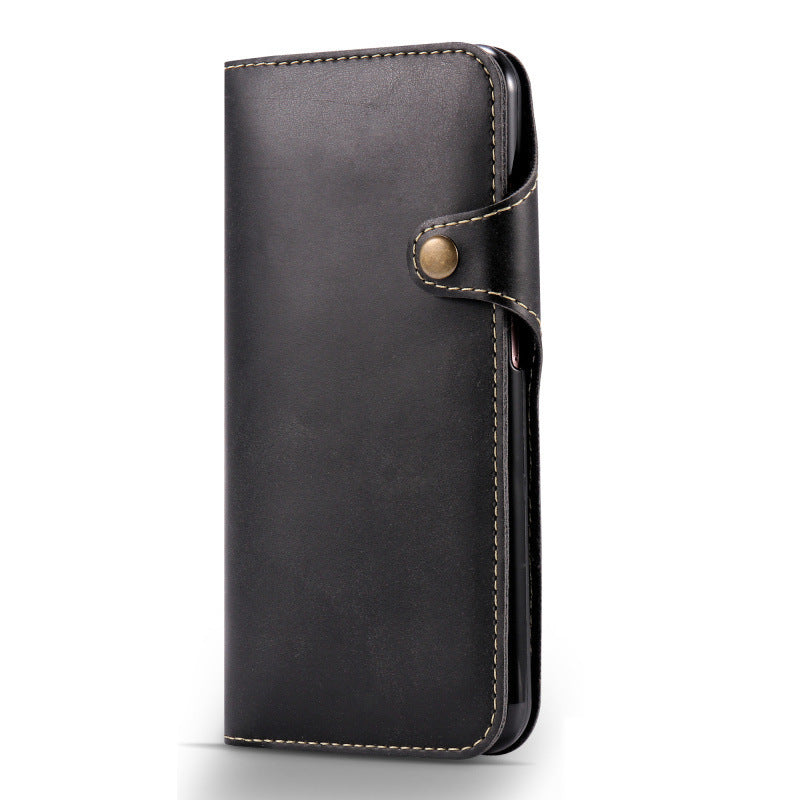 HKM-006803 Ultra-Thin Flip Phone Case for Samsung Galaxy Note 8, S8 Plus, S9/S9 Plus with Card Holder