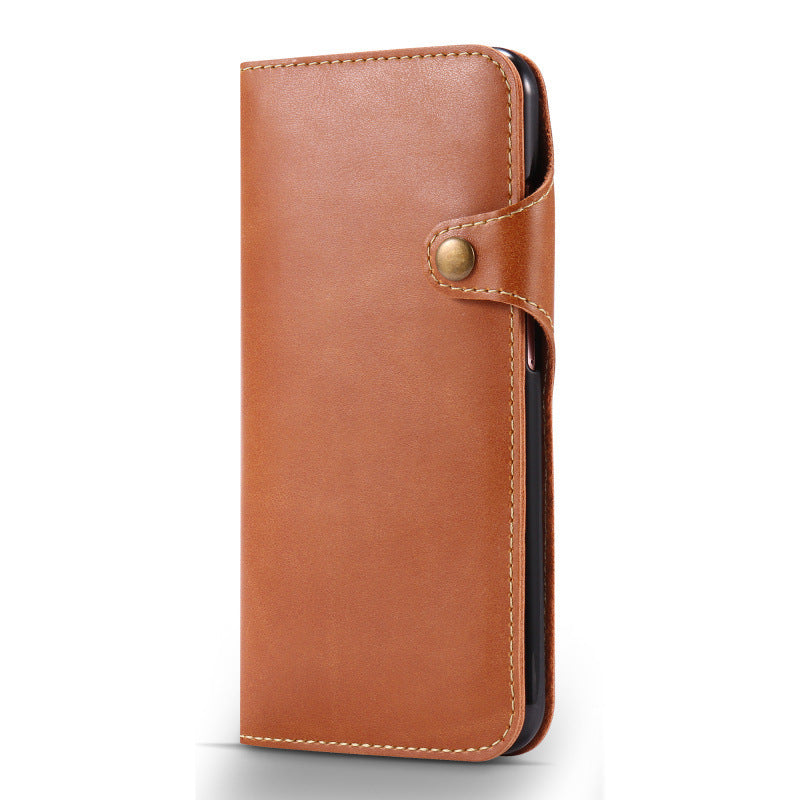 HKM-006803 Ultra-Thin Flip Phone Case for Samsung Galaxy Note 8, S8 Plus, S9/S9 Plus with Card Holder