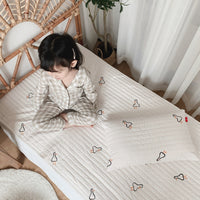 HKM-006867 Cartoon Embroidered 3-Piece Quilted Baby Bed Cover Set in Modern Style