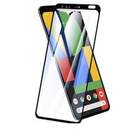 HKM-006931 Full Screen Tempered Glass Film for Google Pixel 4 and Pixel 4 XL with Anti-Reflective and Anti-Fingerprint Features