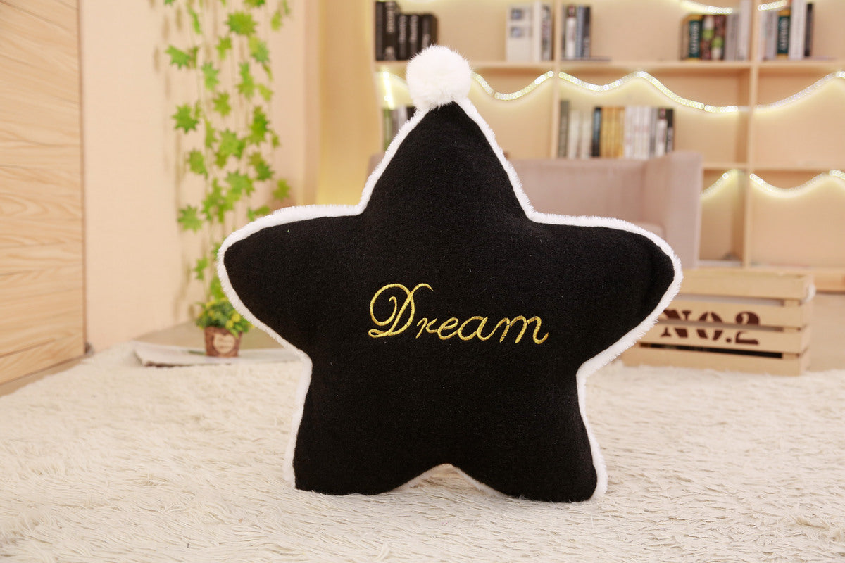 HKM-006995 Crown Lumbar Pillow Cushion - Modern Plush Design with Cartoon Patterns, Multiple Sizes Available