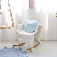 HKM-006995 Crown Lumbar Pillow Cushion - Modern Plush Design with Cartoon Patterns, Multiple Sizes Available