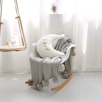 HKM-006995 Crown Lumbar Pillow Cushion - Modern Plush Design with Cartoon Patterns, Multiple Sizes Available