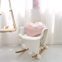 HKM-006995 Crown Lumbar Pillow Cushion - Modern Plush Design with Cartoon Patterns, Multiple Sizes Available