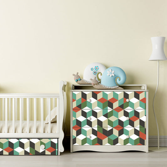 KTX-007251 Self-Adhesive Waterproof PVC Wall Stickers for Smooth Surfaces - 53x122cm