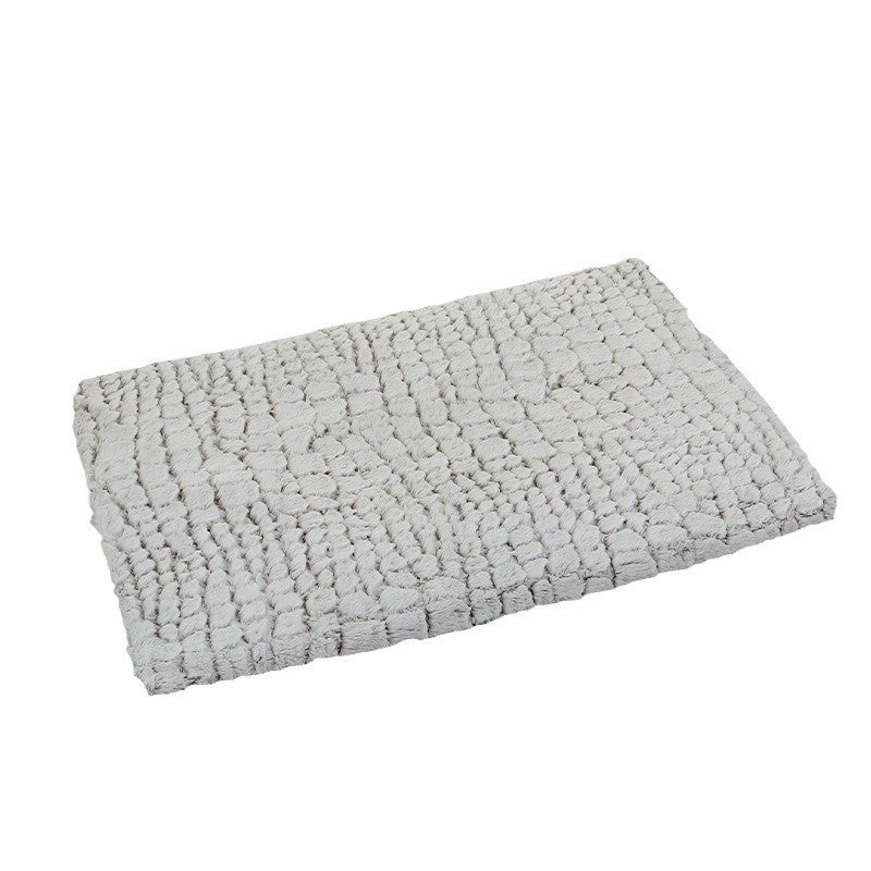 HKM-007251 Warm Pet Pad Winter Sleep Fleece Dog Bed Comfortable Cat Nest