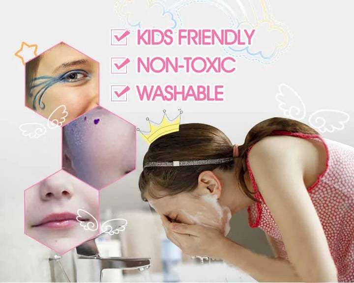 HKM-007379 Kids Makeup Toy Set with Nail Polish and Manicure Accessories for Girls, Ages 2-13