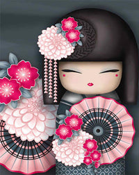 HKM-007699 Anime Character Round Diamond Painting - 40x50cm, Resin Drill, Modern Craft для Living Room