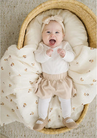 HKM-007699 Soft Cotton Gauze Hug Blanket Set - Three-Piece, Multilayer Designs, 100x100cm & 120x120cm