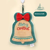 HKM-007827 Christmas Themed Coral Fleece Hand Towel - Santa, Snowman, Tree Designs