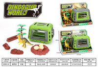 HKM-007955 Dinosaur Escape Operation Game Toy Set with Miniature Tyrannosaurus Rex and Cage for Indoor Pretend Play