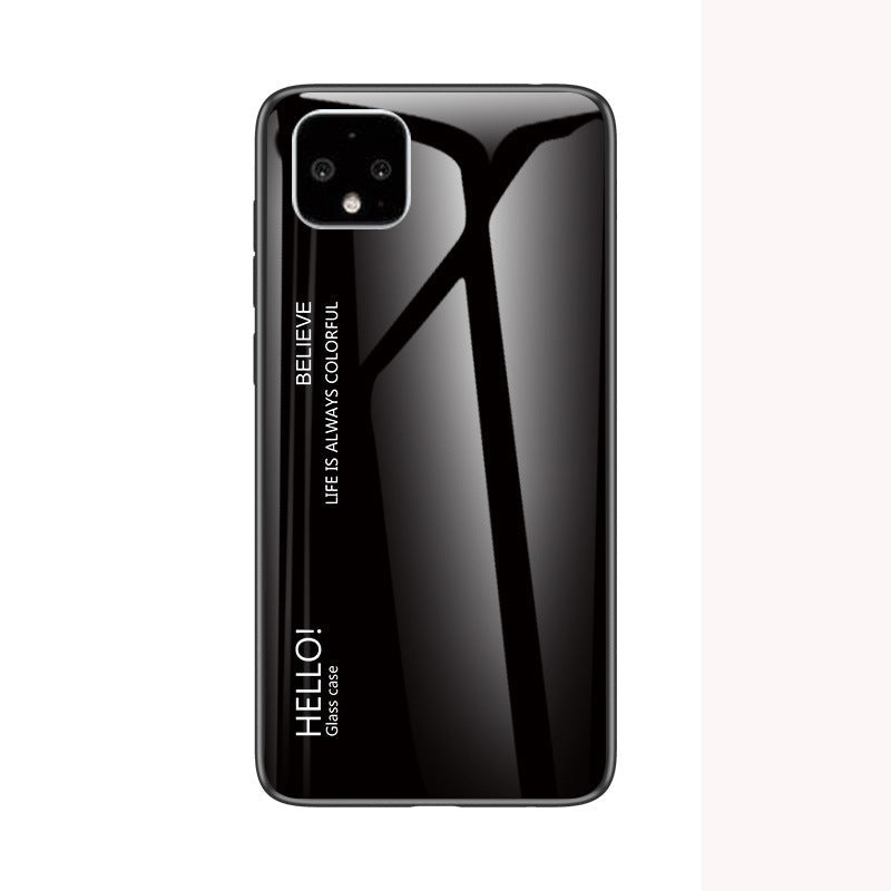 HKM-007955 Gradient Glass Back Cover for Google – TPU and PC Material, Fashionable Design